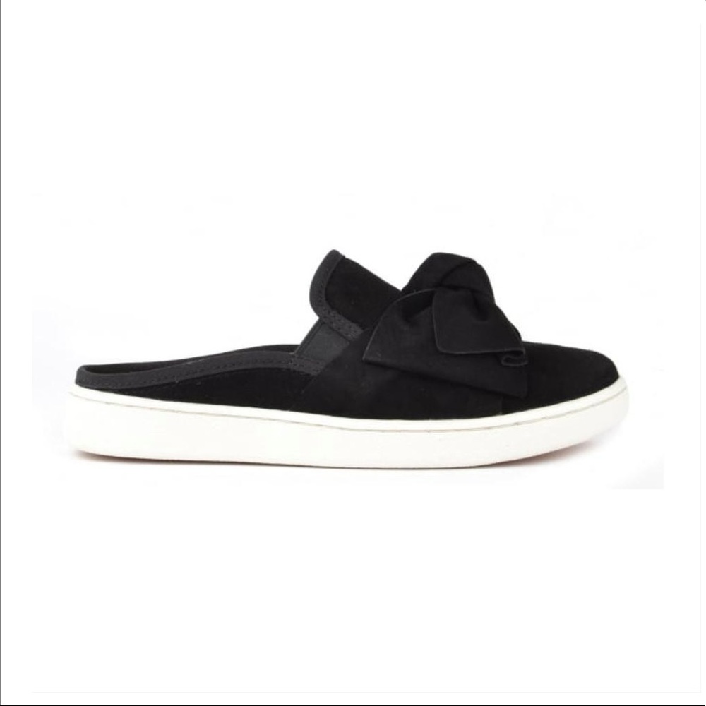 Ugg Black Luci Bow Slide on-Trainer/Flats